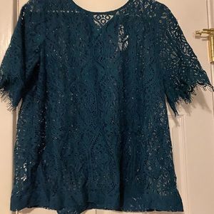 Loft Lace Tie-back top